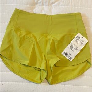 Lululemon speed up 2.5, high waist, 4, NWT
